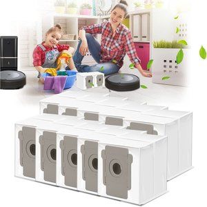 10 PCS Vacuum Bags Compatible for IRobot Roomba i3 i3+(7550) i7 i7+ s9+